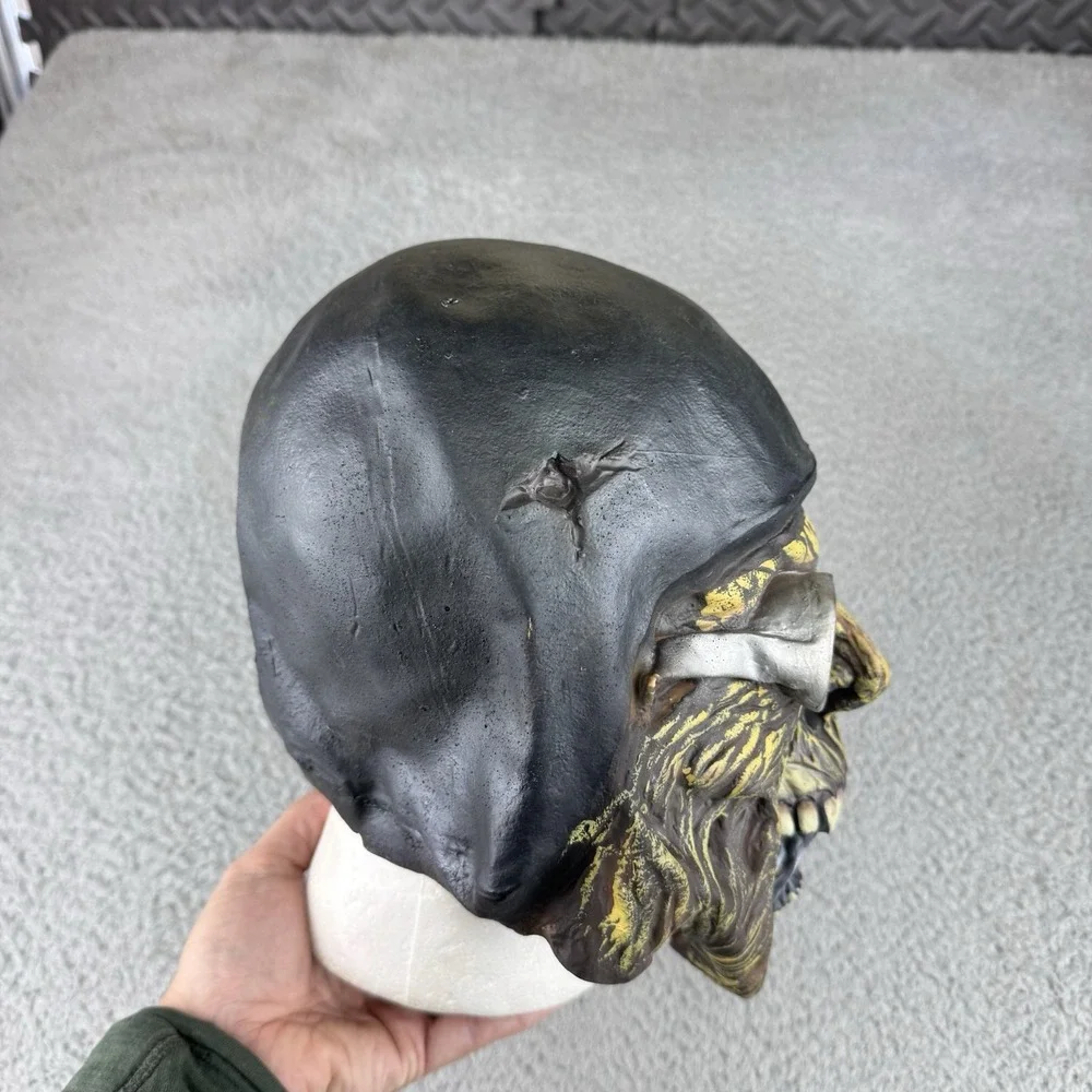 Motorcycle Monster Halloween Mask Adult Rubies Costume 1995 Vintage Latex Rubber